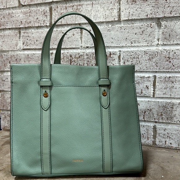 Fossil brand purse-light blue-handbag - Picture 2 of 4